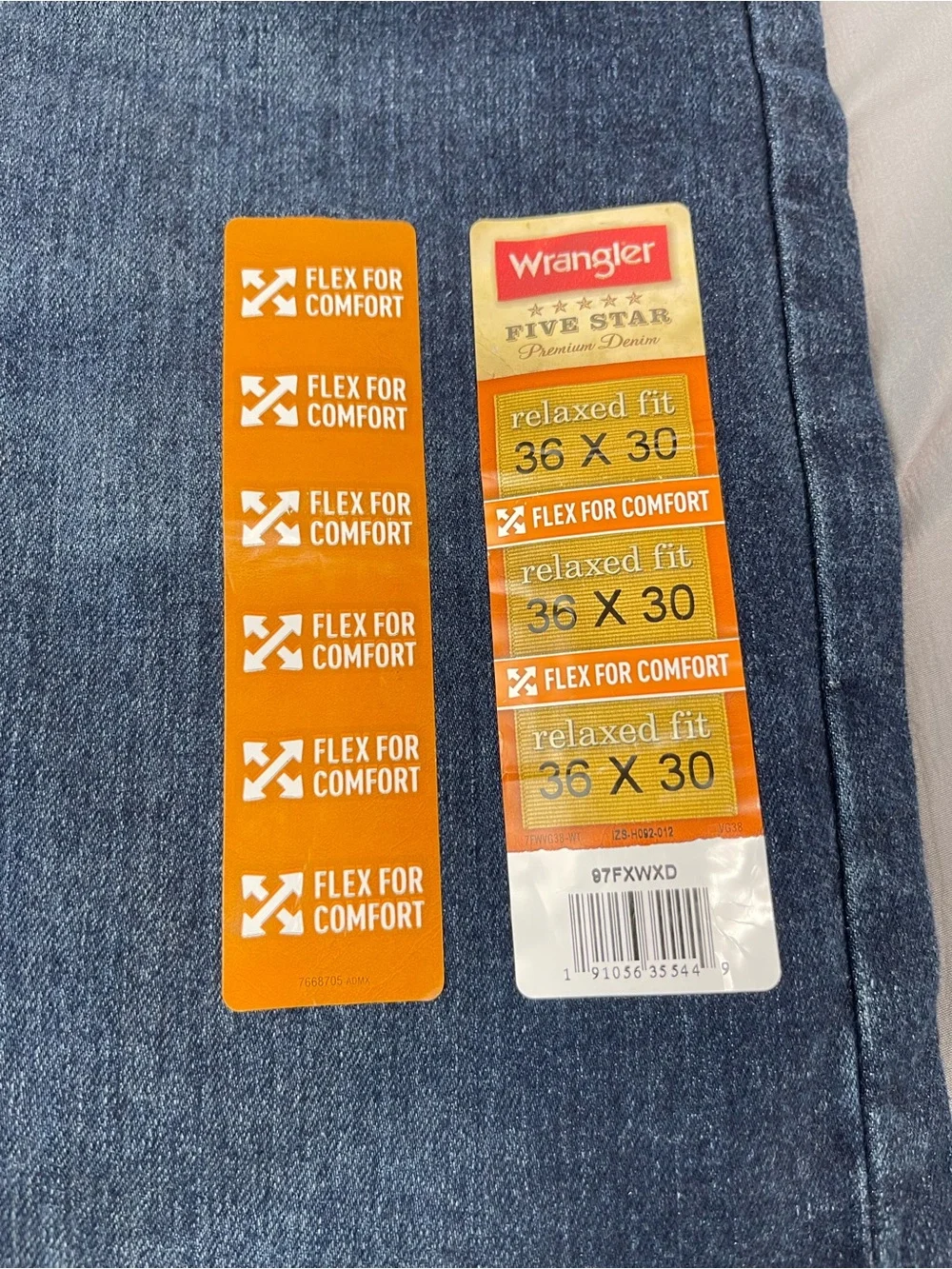 Wrangler blue jeans